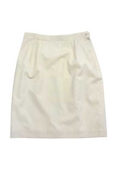 Burberry - Vintage Cream Pencil Skirt Sz M