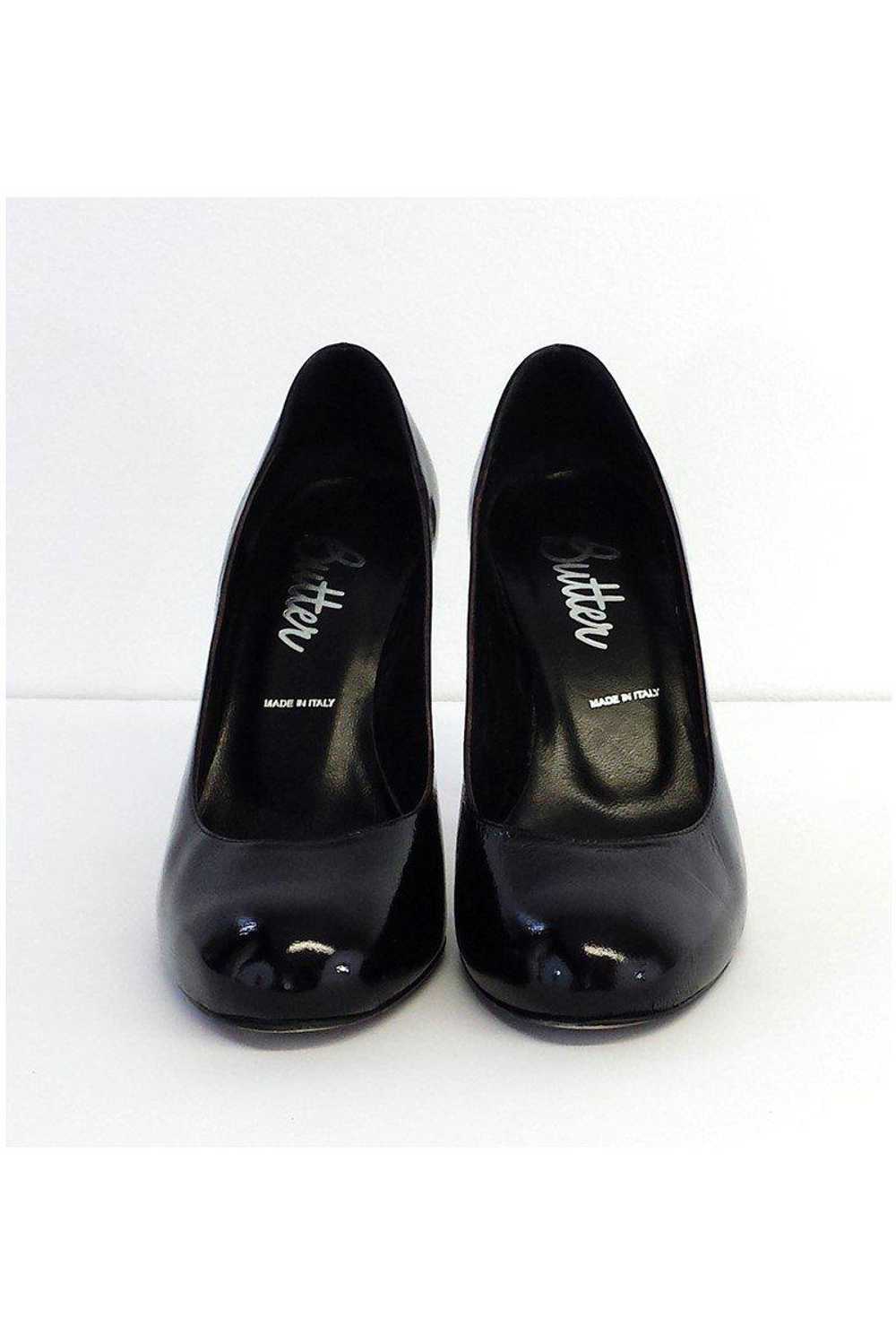 Butter - Black Patent Leather Pumps Sz 9.5 - image 2