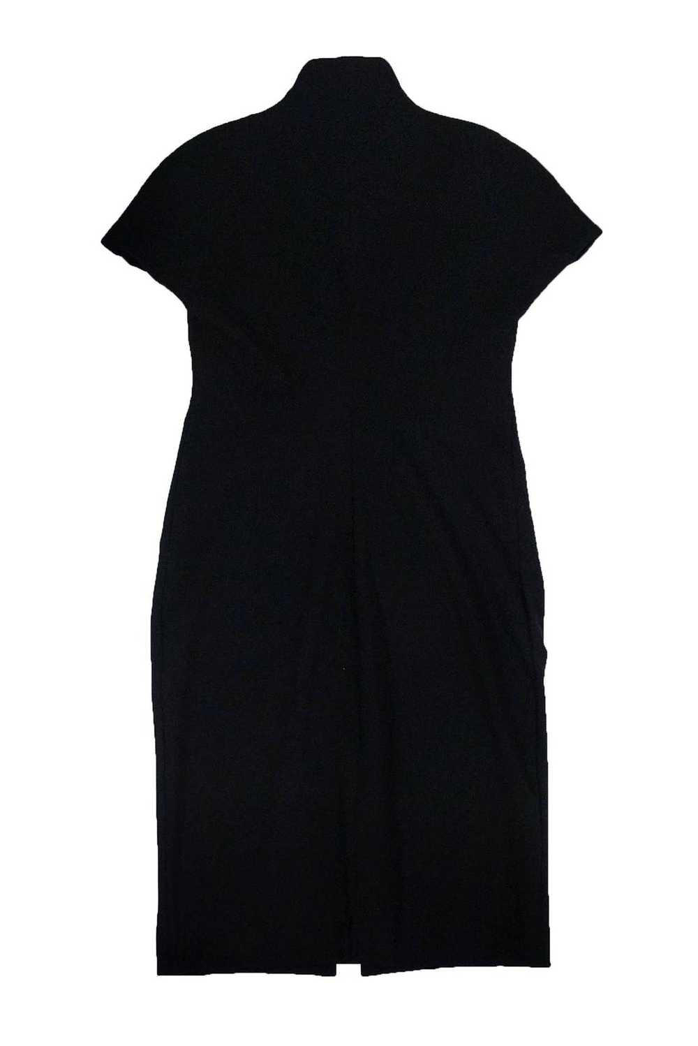 Catherine Malandrino - Black Zip Dress Sz P - image 2