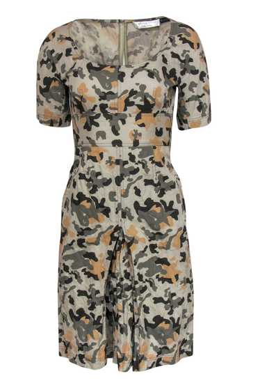 Charles Nolan - Olive, Brown & Tan Camouflage Prin