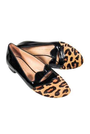 Charlotte Olympia - Calf Hair Leopard Print Flats 