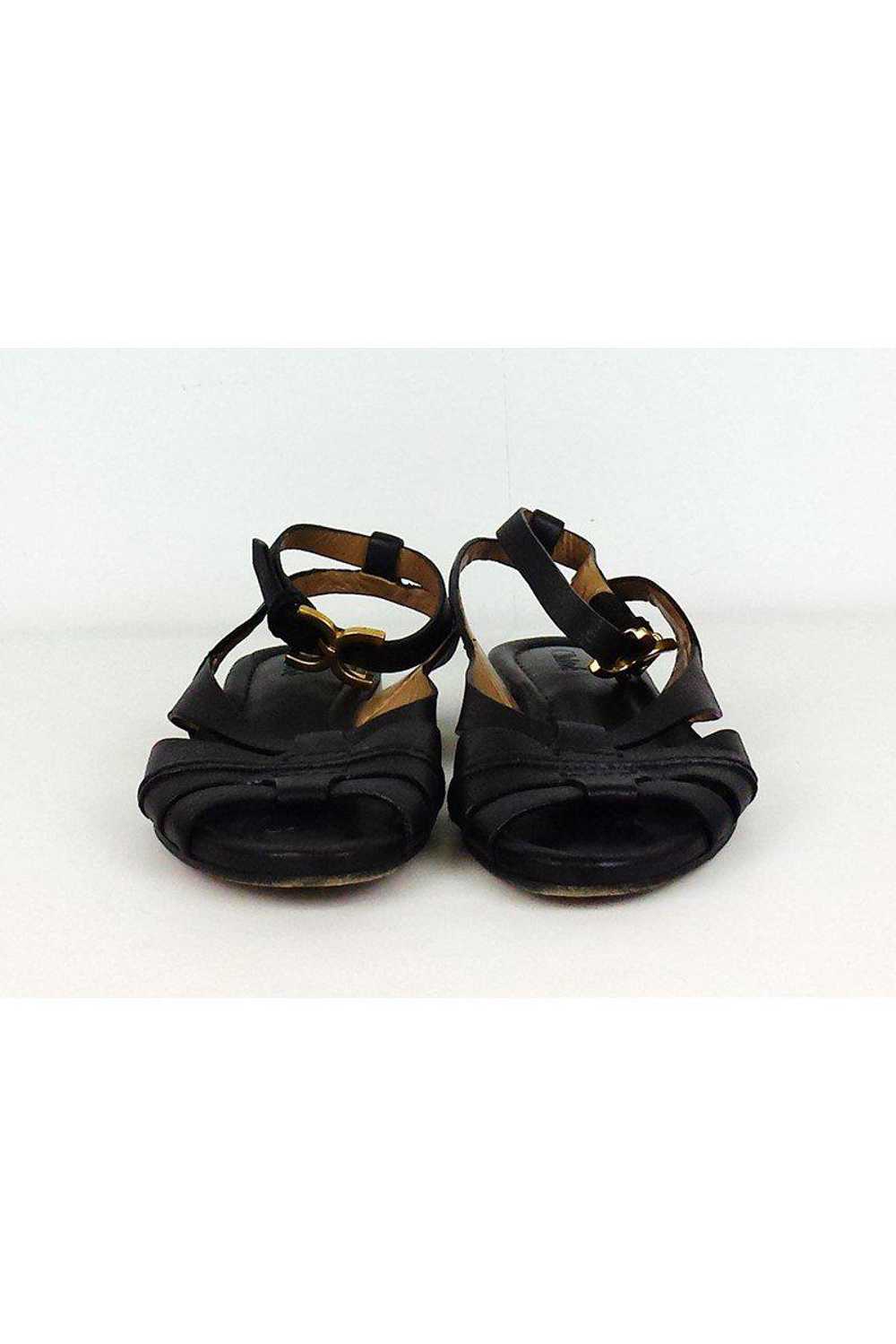 Chloe - Black Leather Sandals Sz 5.5 - image 2