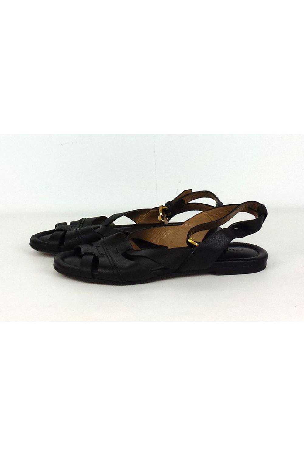 Chloe - Black Leather Sandals Sz 5.5 - image 3