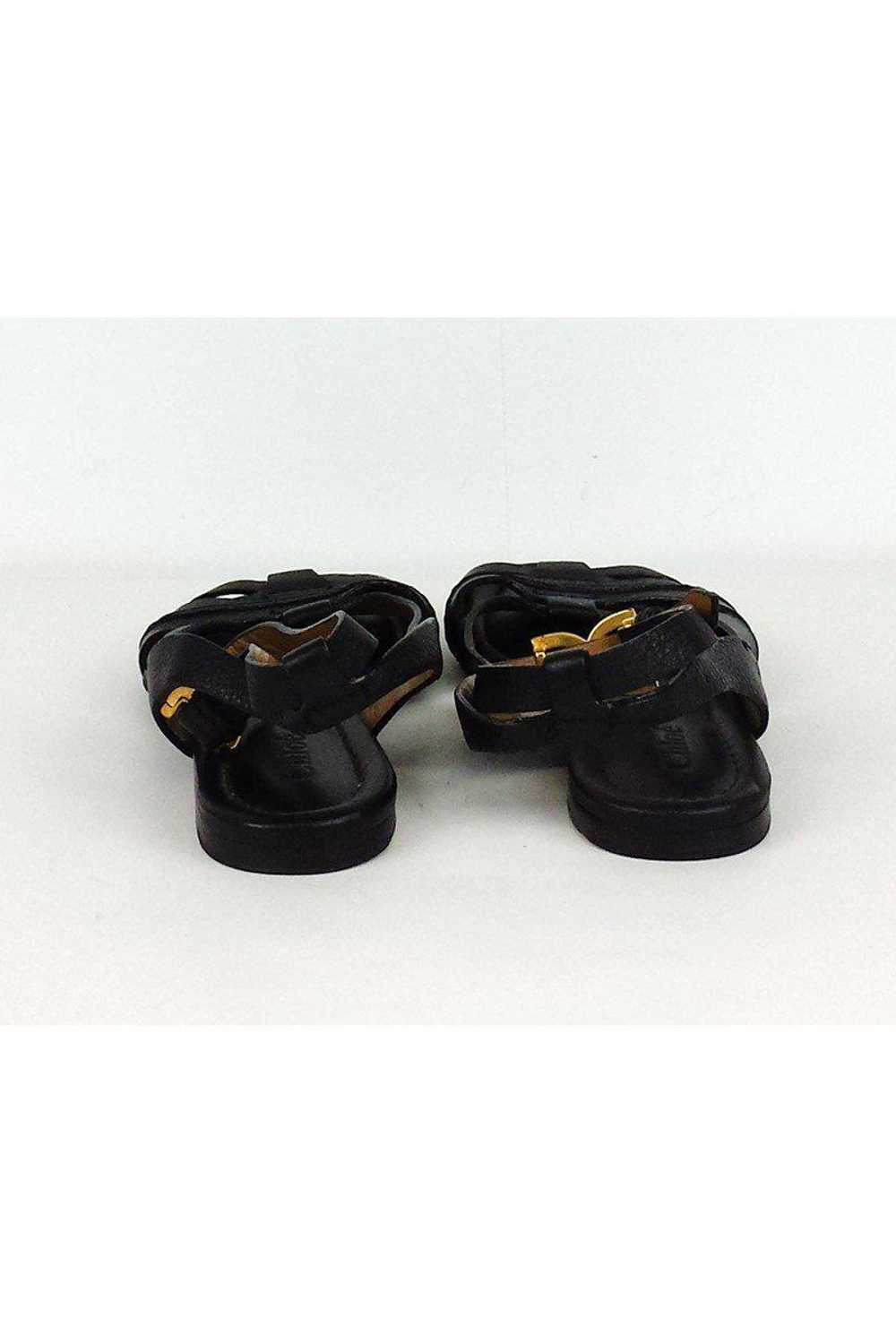 Chloe - Black Leather Sandals Sz 5.5 - image 4