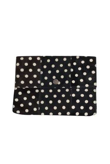 Club Monaco - Black/Brown Calf Hair Dotted Clutch