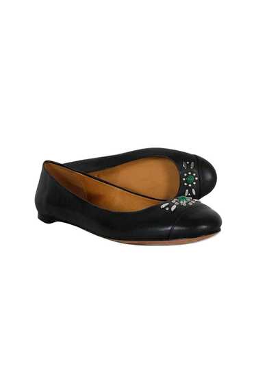 Coach - Black Leather Farrell Ballet Flats Sz 6