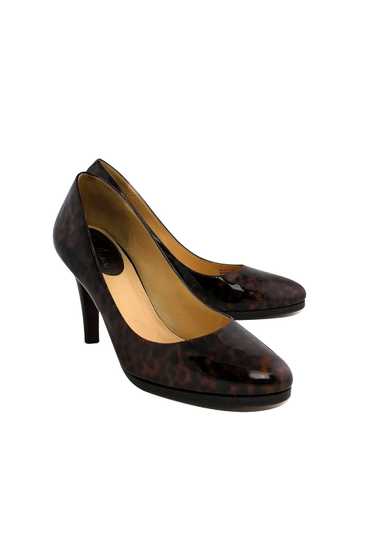 Cole Haan - Animal Print Patent Leather Pumps Sz 9