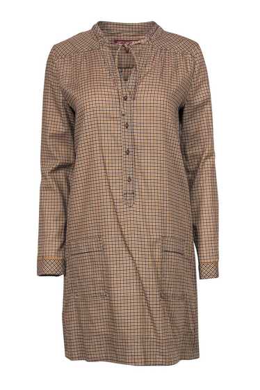 Comptoir des Cotonniers - Tan Plaid Button-Up Shif