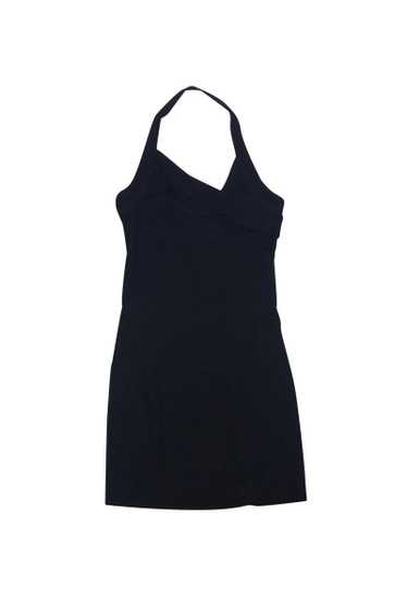 Cynthia Steffe - Black Halter Neck Dress w/ Mesh … - image 1