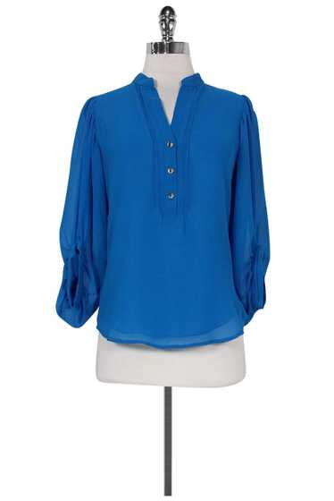 Diane von Furstenberg - Electric Blue Syrah Top Sz