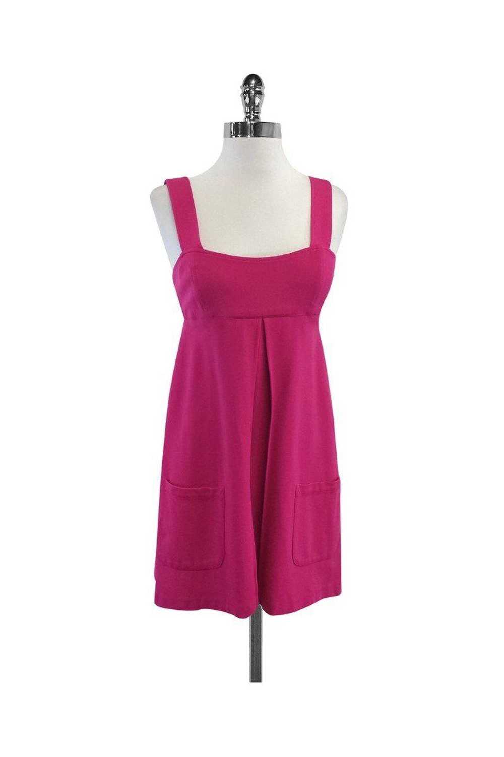 Diane von Furstenberg - Hot Pink Sleeveless Dress… - image 1