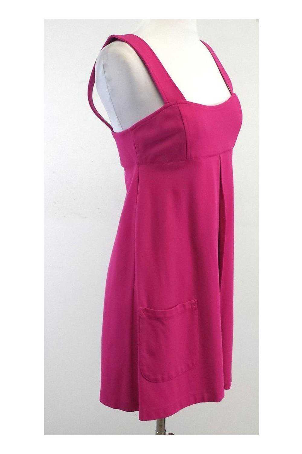 Diane von Furstenberg - Hot Pink Sleeveless Dress… - image 2