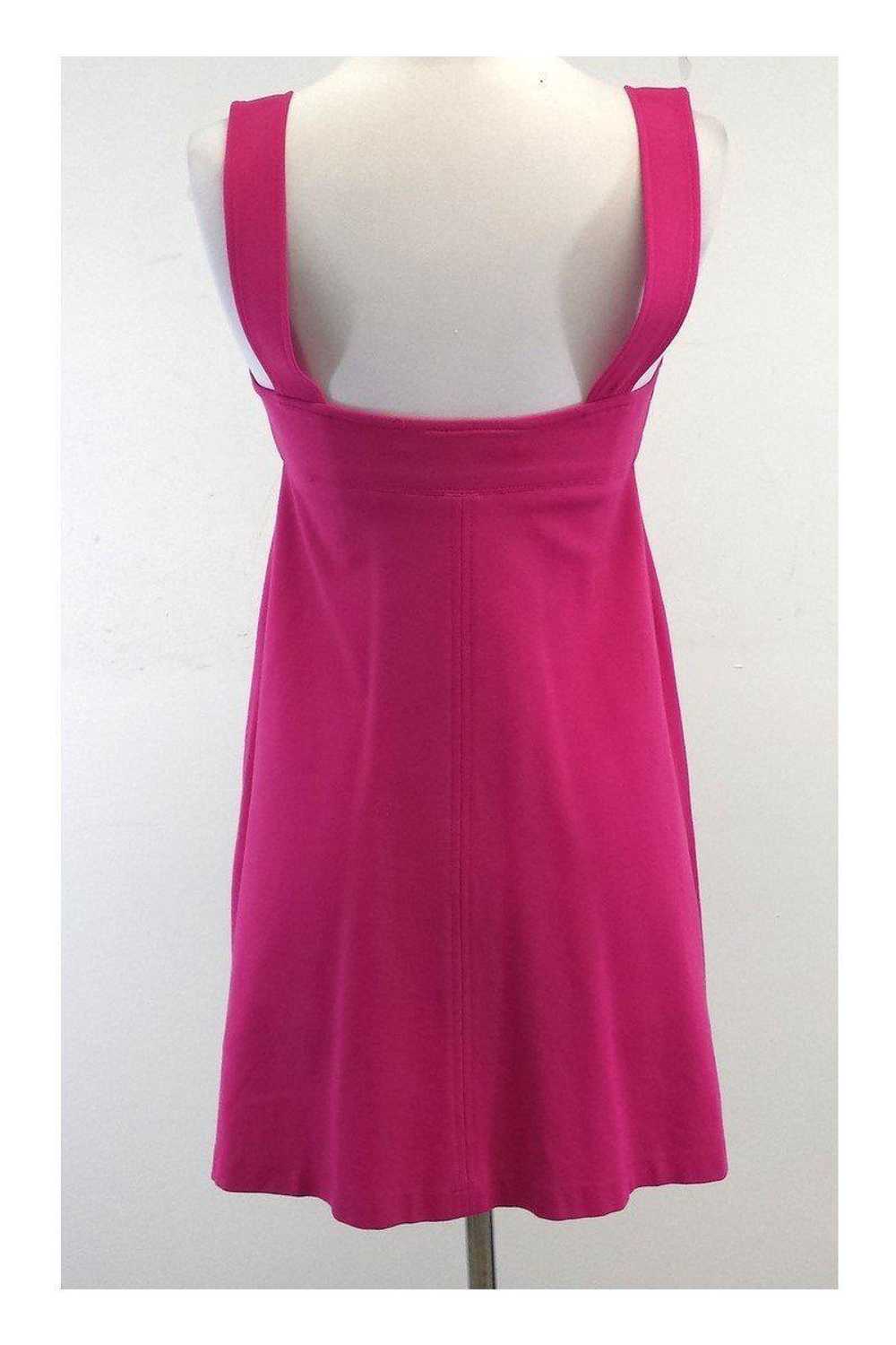 Diane von Furstenberg - Hot Pink Sleeveless Dress… - image 3