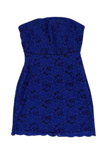 Diane von Furstenberg - Royal Blue Walker Dress S… - image 1