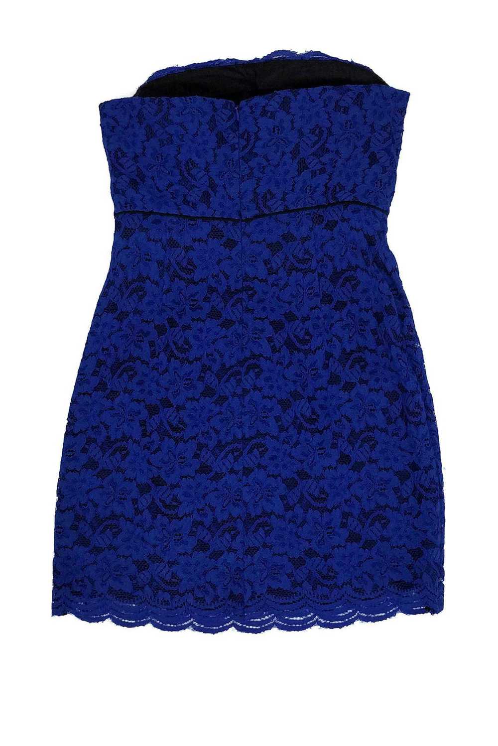 Diane von Furstenberg - Royal Blue Walker Dress S… - image 2