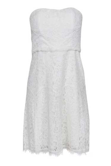 Diane von Furstenberg - White Floral Lace Straples