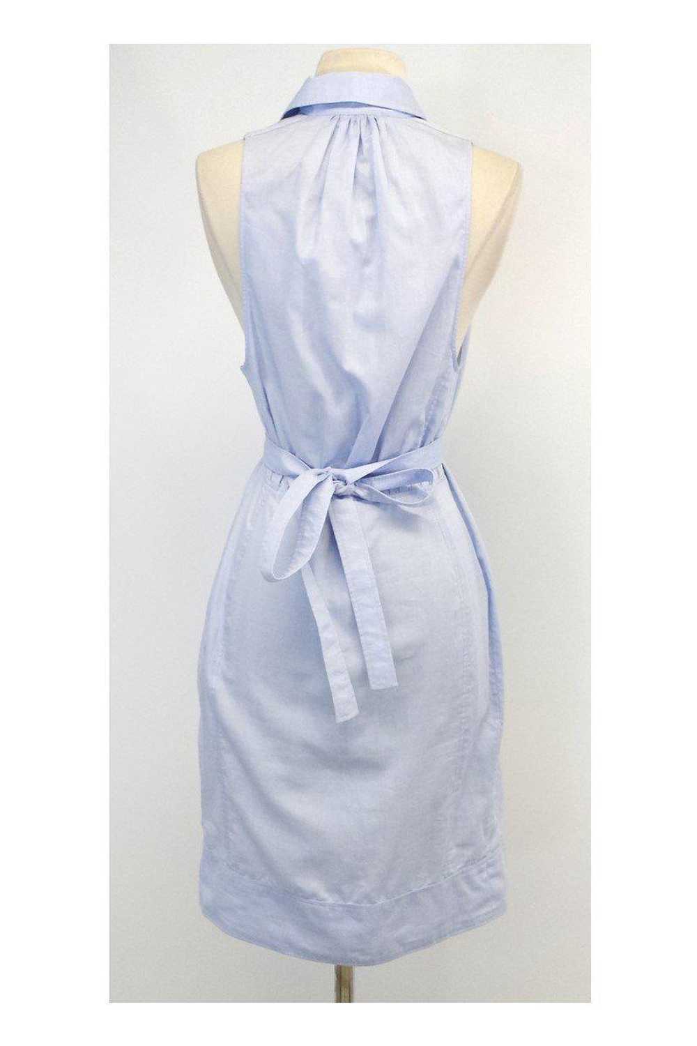 DSQUARED2 - Light Blue Cotton Sleeveless Shirtdre… - image 3