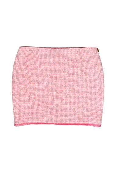 Elie Tahari - Pink & Coral Tweed Miniskirt Sz 6