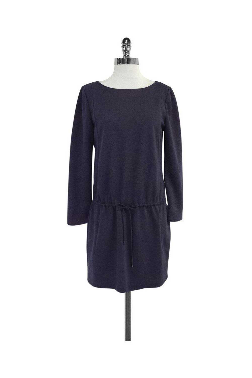 Elie Tahari - Purple Long Sleeve Drop Waist Dress… - image 1