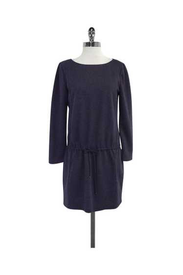 Elie Tahari - Purple Long Sleeve Drop Waist Dress… - image 1