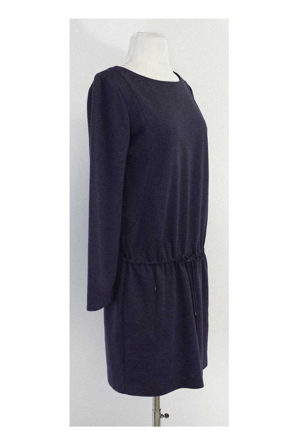 Elie Tahari - Purple Long Sleeve Drop Waist Dress… - image 2