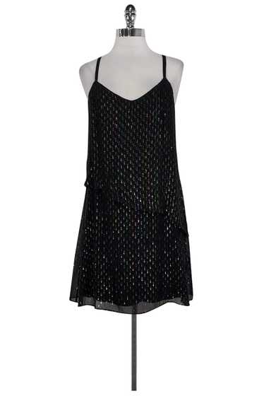 Ella Moss - Black & Multicolor Ruffle Dress Sz S