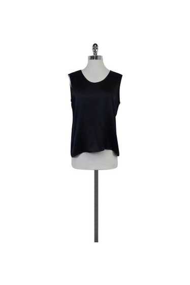 Escada - Black Sleeveless Silk Blouse Sz 8