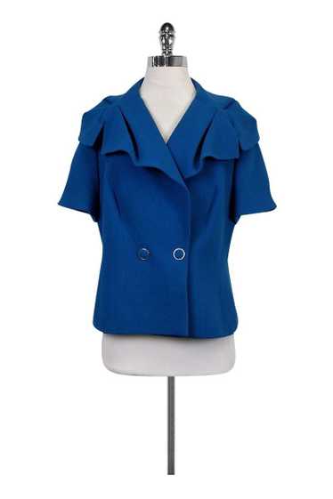 Escada - Capelet Blue Jacket Sz 12