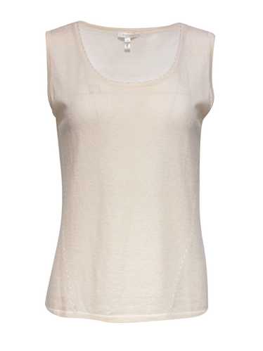 Escada - Cream Cashmere Tank Sz 12 - image 1