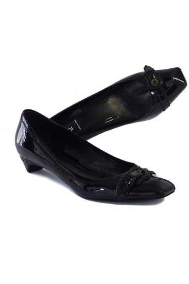 Fendi - Black Patent Leather Kitten Heels Sz 10.5