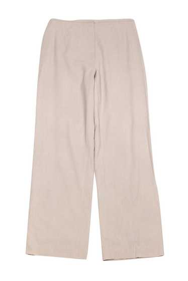 Bogner neutral cream khaki high-waisted pants