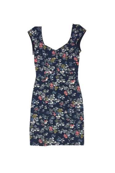 French Connection - Navy Floral Dress Sz4 - image 1