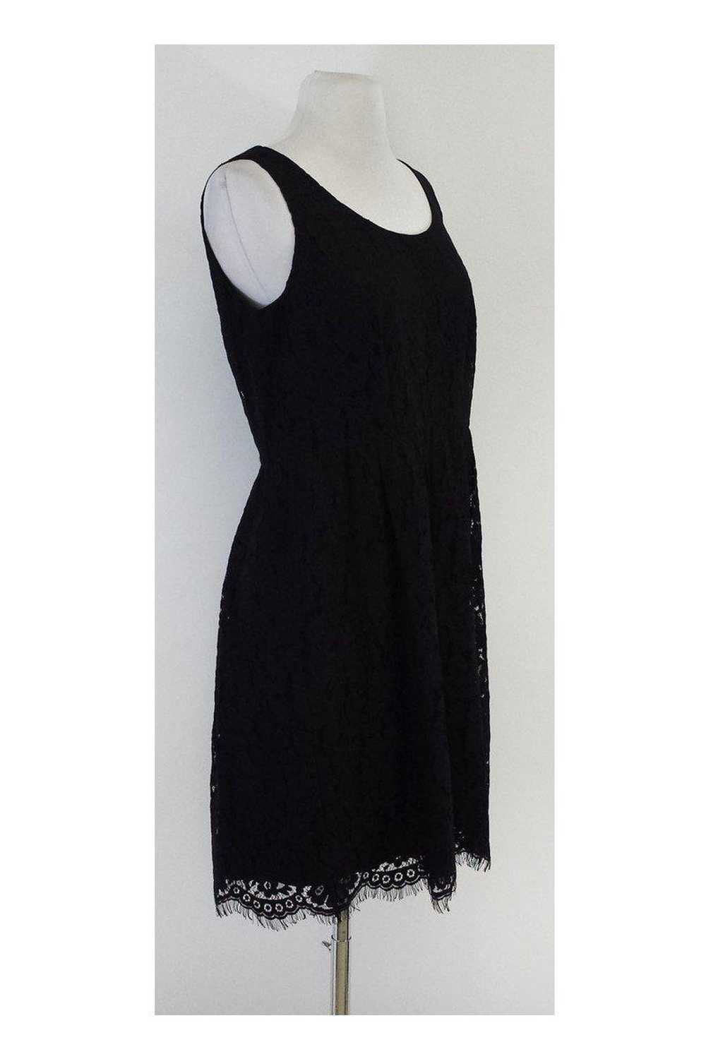 Gerard Darel - Black Lace Sleeveless Dress Sz 8 - image 2