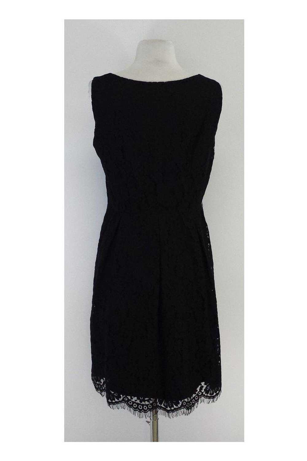 Gerard Darel - Black Lace Sleeveless Dress Sz 8 - image 3