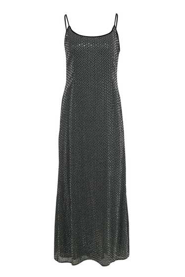 Giorgio Armani - Black & White Print Sequin Sleev… - image 1