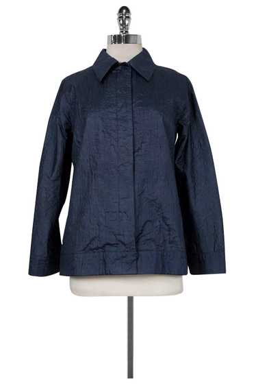 Giorgio Armani - Deep Blue Textured Jacket Sz L
