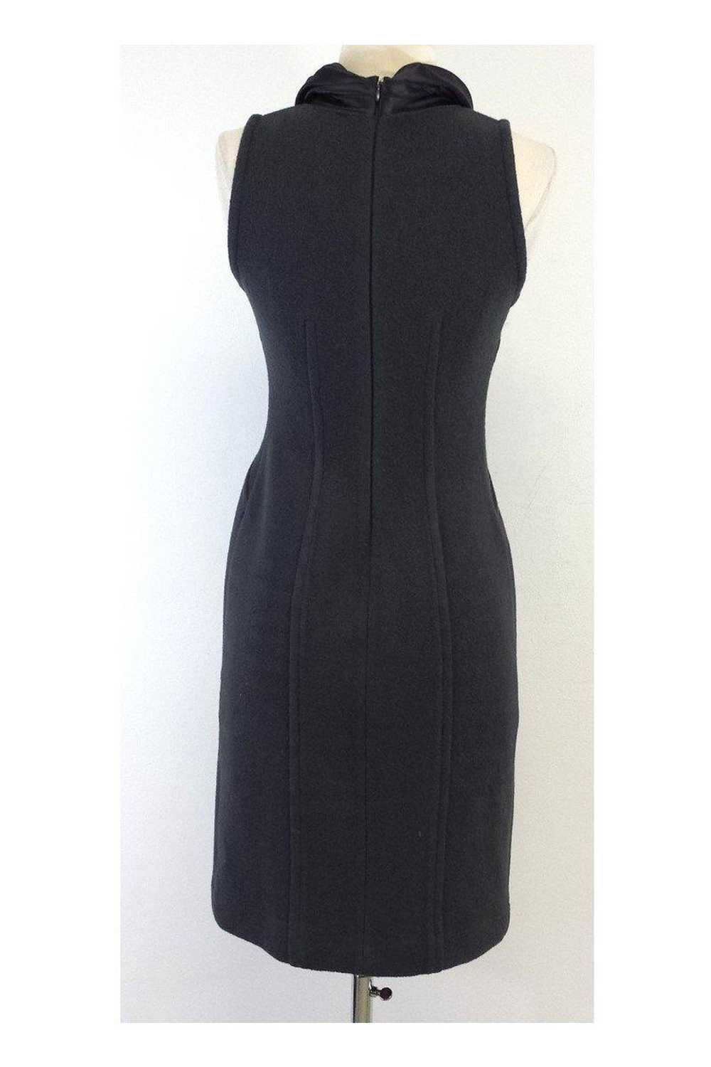 Giorgio Armani - Grey Wool Sleeveless Dress Sz 4 - image 3