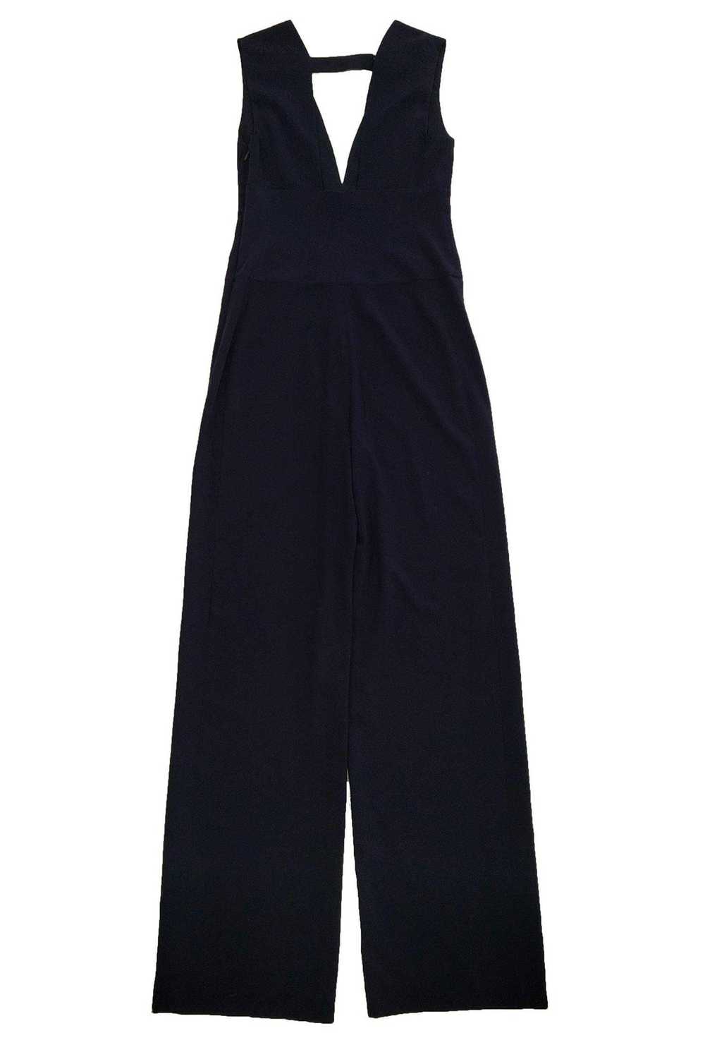 Halston Heritage - Midnight Blue Jumpsuit Sz 2 - image 1