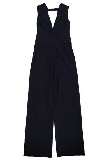 Halston Heritage - Midnight Blue Jumpsuit Sz 2 - image 1