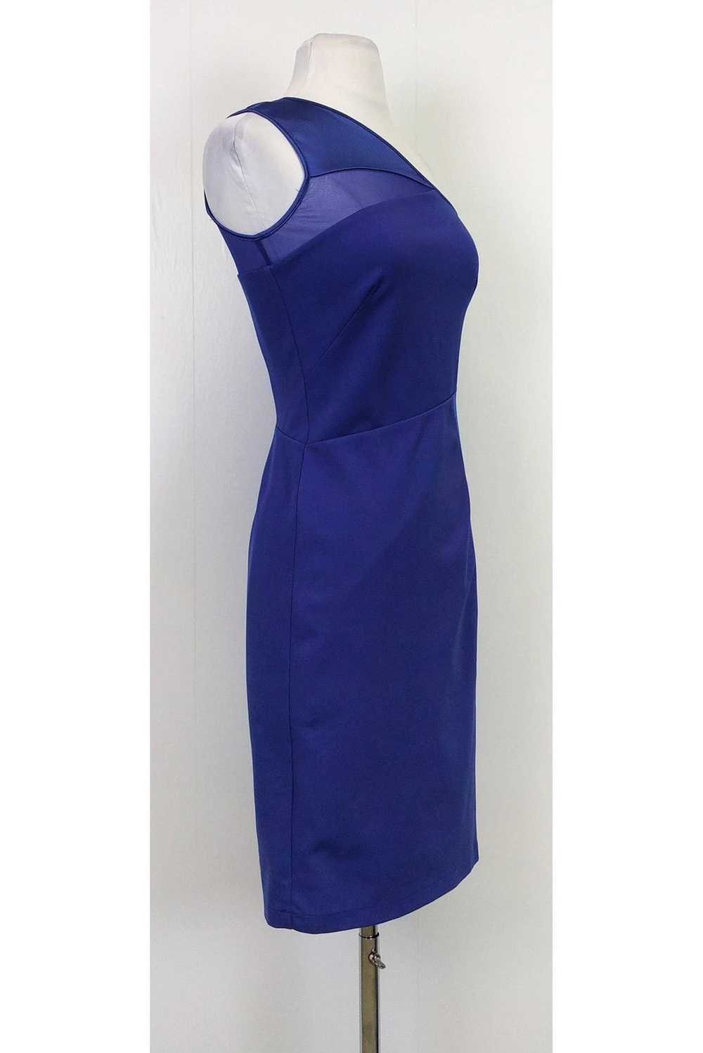 Halston Heritage - Purple One Shoulder Dress Sz XS - image 2