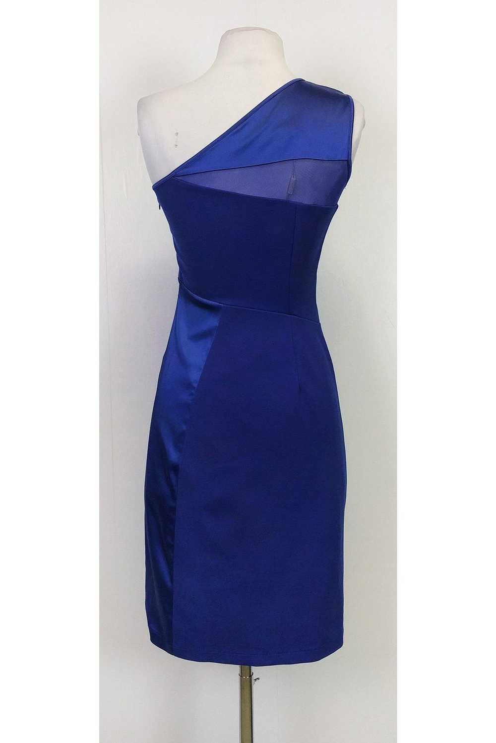Halston Heritage - Purple One Shoulder Dress Sz XS - image 3
