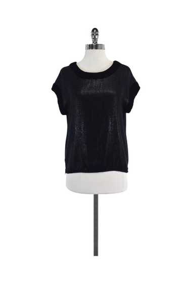 Haute Hippie - Black Sequin Knit Top Sz XS