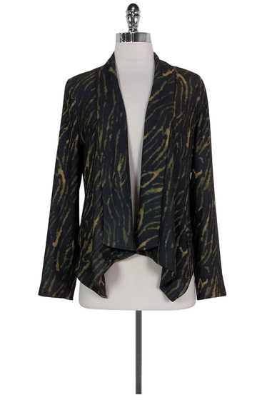 Haute Hippie - Green & Black Animal Print Blazer S