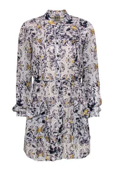 Haute Hippie - White Floral Print Dress Sz XS