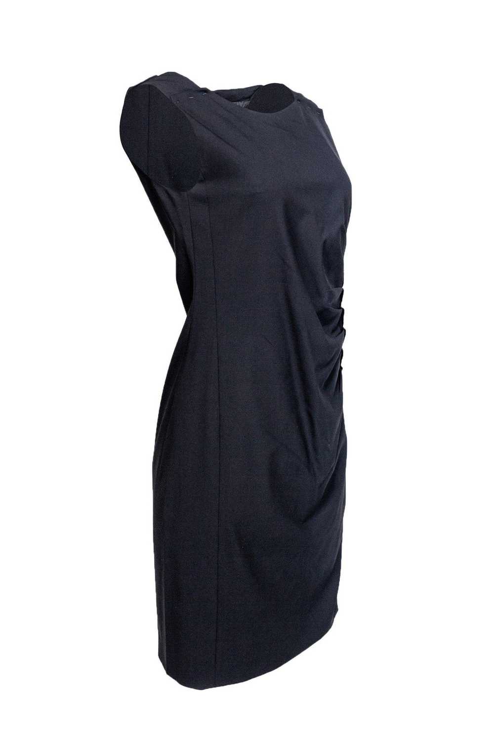 Hugo Boss - Black Dress w/ Pintuck Detail Sz 4 - image 2