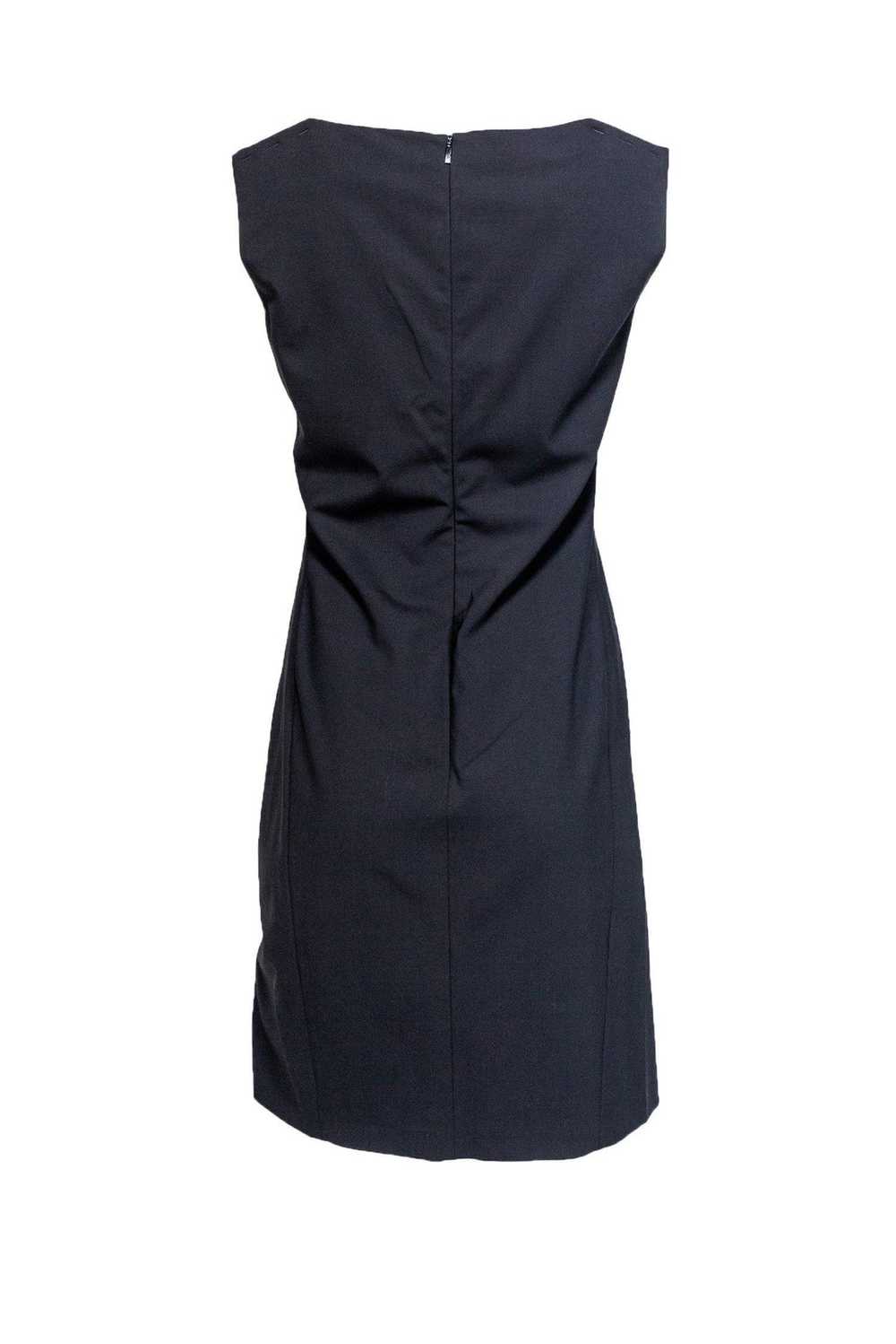 Hugo Boss - Black Dress w/ Pintuck Detail Sz 4 - image 3