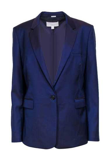 Hugo Boss - Purple Two-Tone Wool Blazer Sz 10