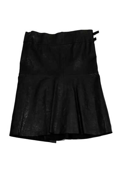 Isabel Marant - Black Leather Wrap Skirt Sz 6