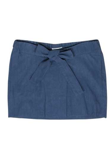 Isabel Marant - Blue Demin Wash Mini Skirt w/ Tie 