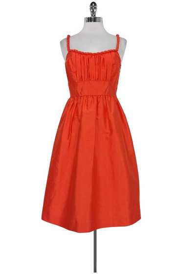 J.Crew Collection - Orange Silk Dress Sz 2